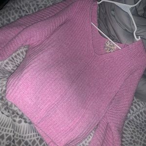 Pink sweater